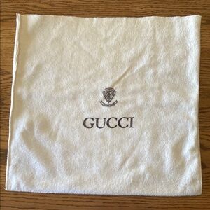 Gucci White Dust Bag